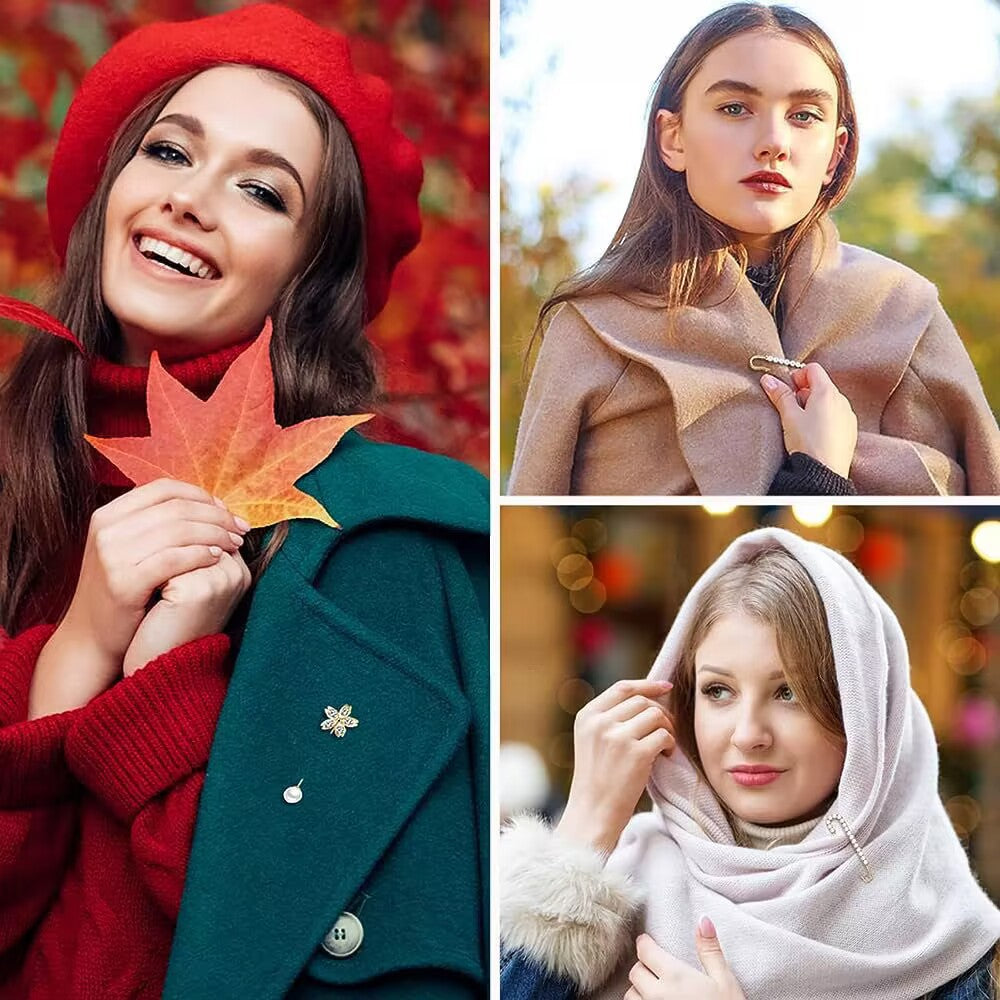 IvaSky Pearl Safety Pin Accessory – Multi-Use Fashion Styling