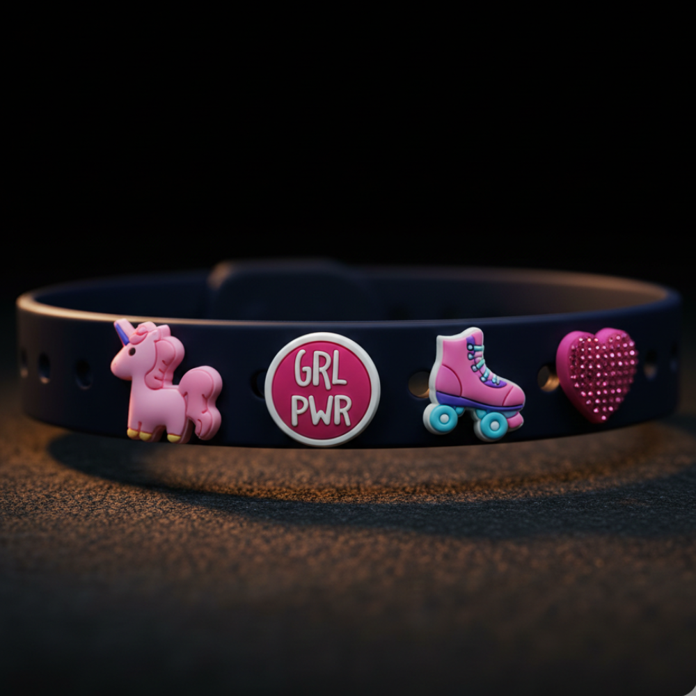 IvaSky pink fashion clog accessories for teens women and adults