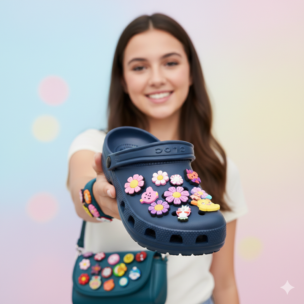 Affordable mixed shoe charms set for kids party favors