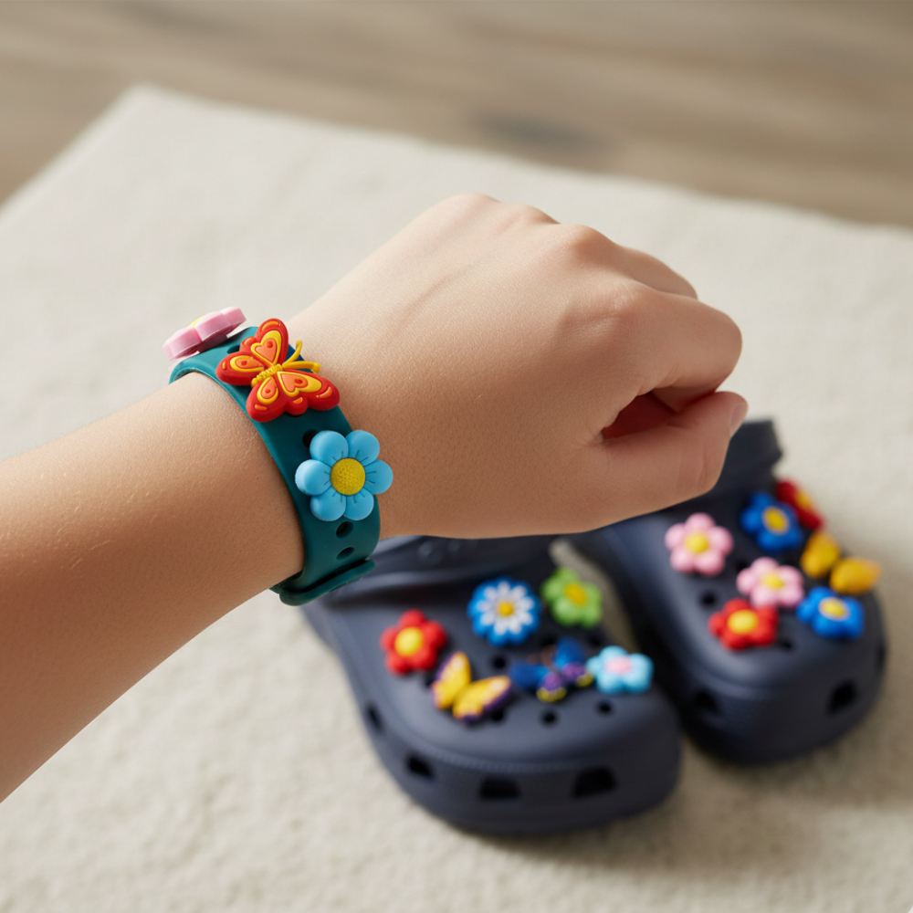 Cute flower shoe decorations for spring and summer