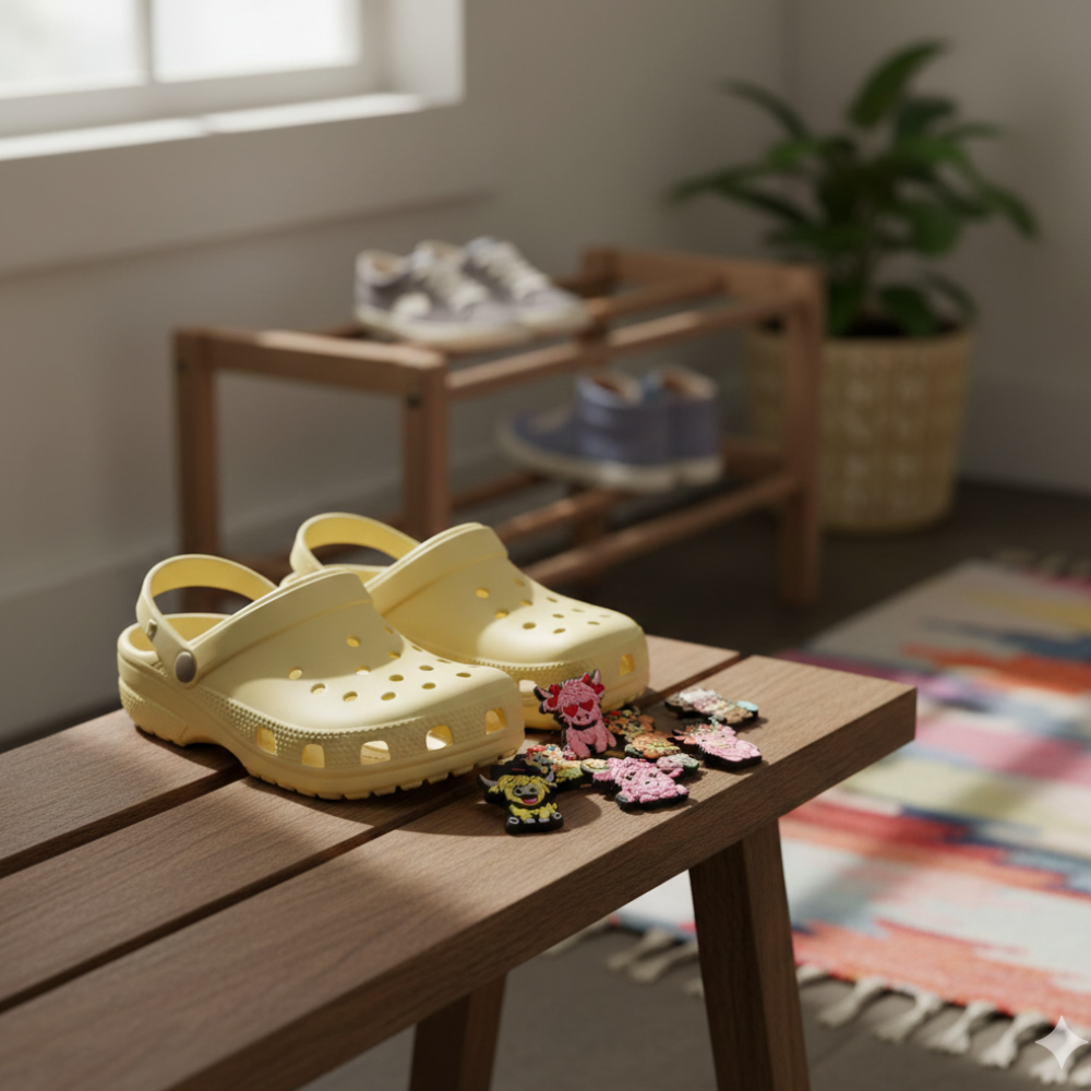 Farmhouse style cow charms for kids footwear