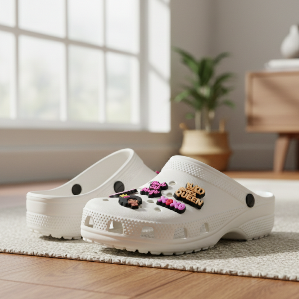 IvaSky motivational shoe charms set for girls, teens, and women