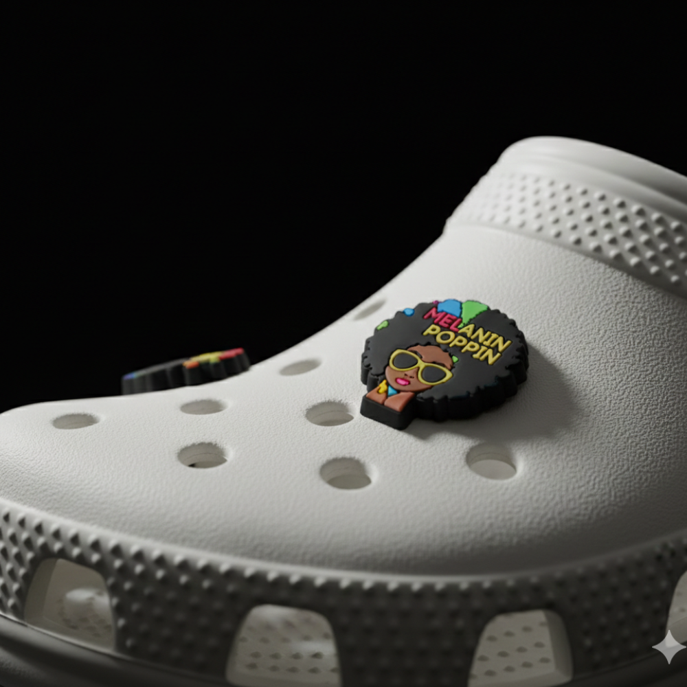 IvaSky black pride shoe decorations collection for women and teens