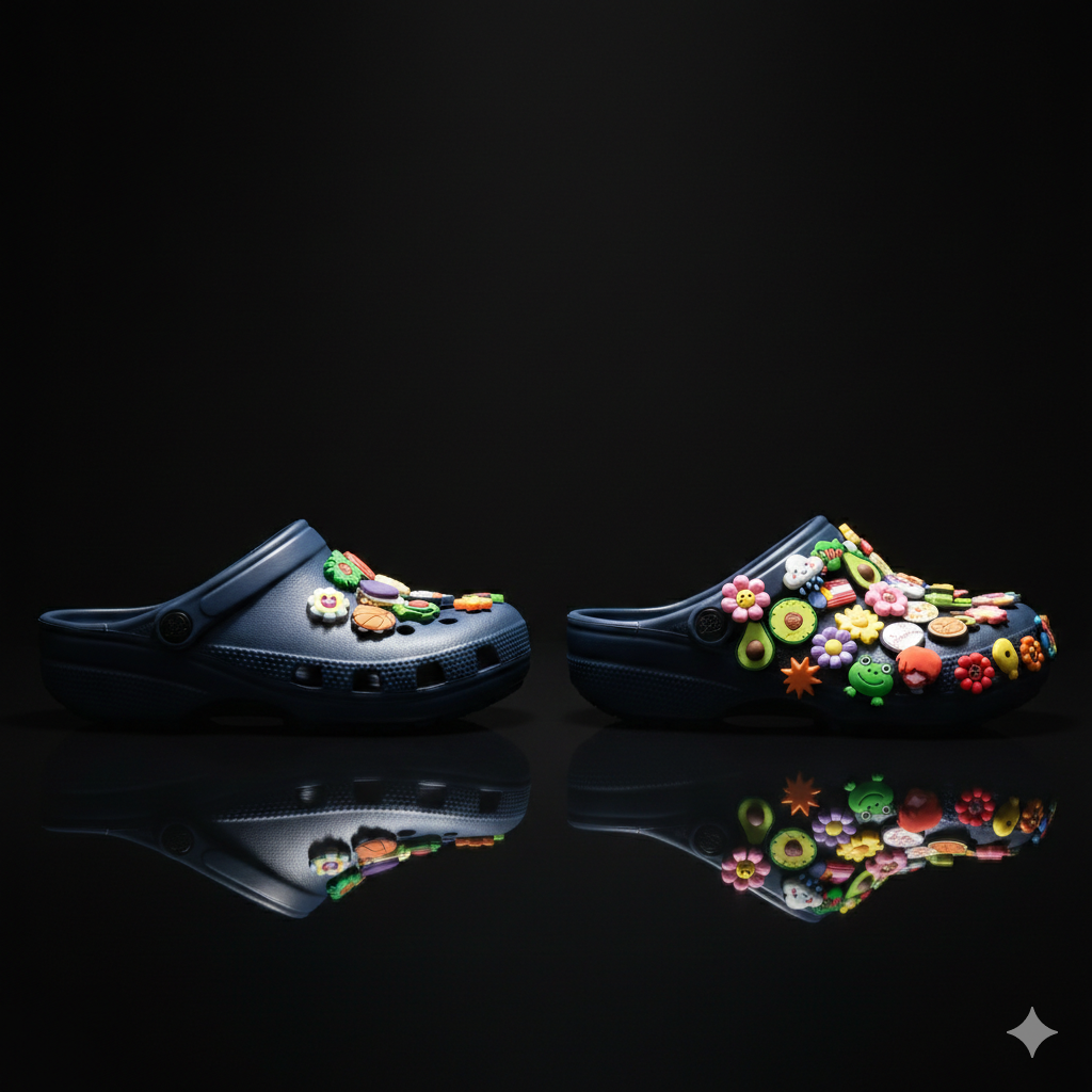 Bulk party favor shoe charms for boys and girls